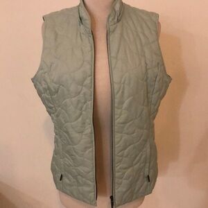 JH collectibles mint green sea green puffer vest Sz Large